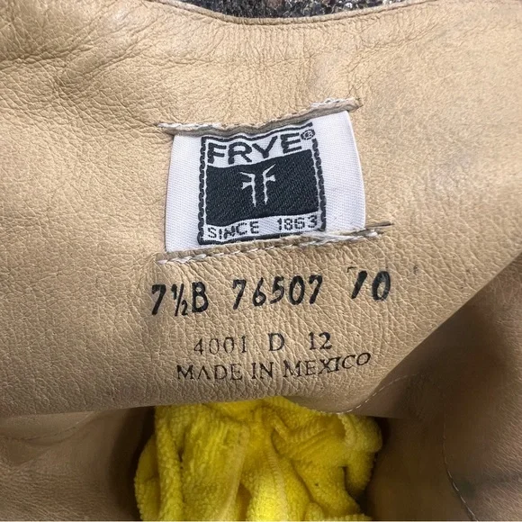 Frye Brown Tall Boots with Studded Strap - Picture 10 of 13